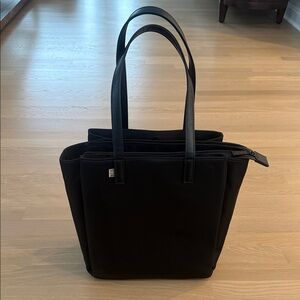 Beis The Commuter Elegant Black Tote Bag EUC